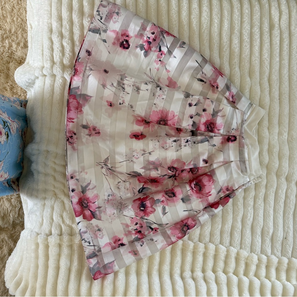 Floral A-Line Skirt